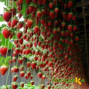 Клубника ампельная Анастасия купить по цене от 370р. в интернет-магазине «Посадика» с доставкой почтой в в Игаркае и по всей России – [изображение №1].