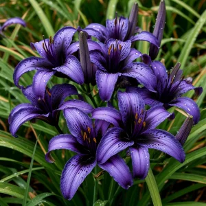 Лилейник Блю Айрис купить по цене от 324р. в интернет-магазине «Посадика» с доставкой почтой в в Игаркае и по всей России – [изображение №1].